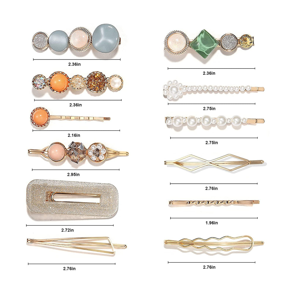 Pinces Mehayi perles pour cheveux, élégance discrète pour toutes les occasions.