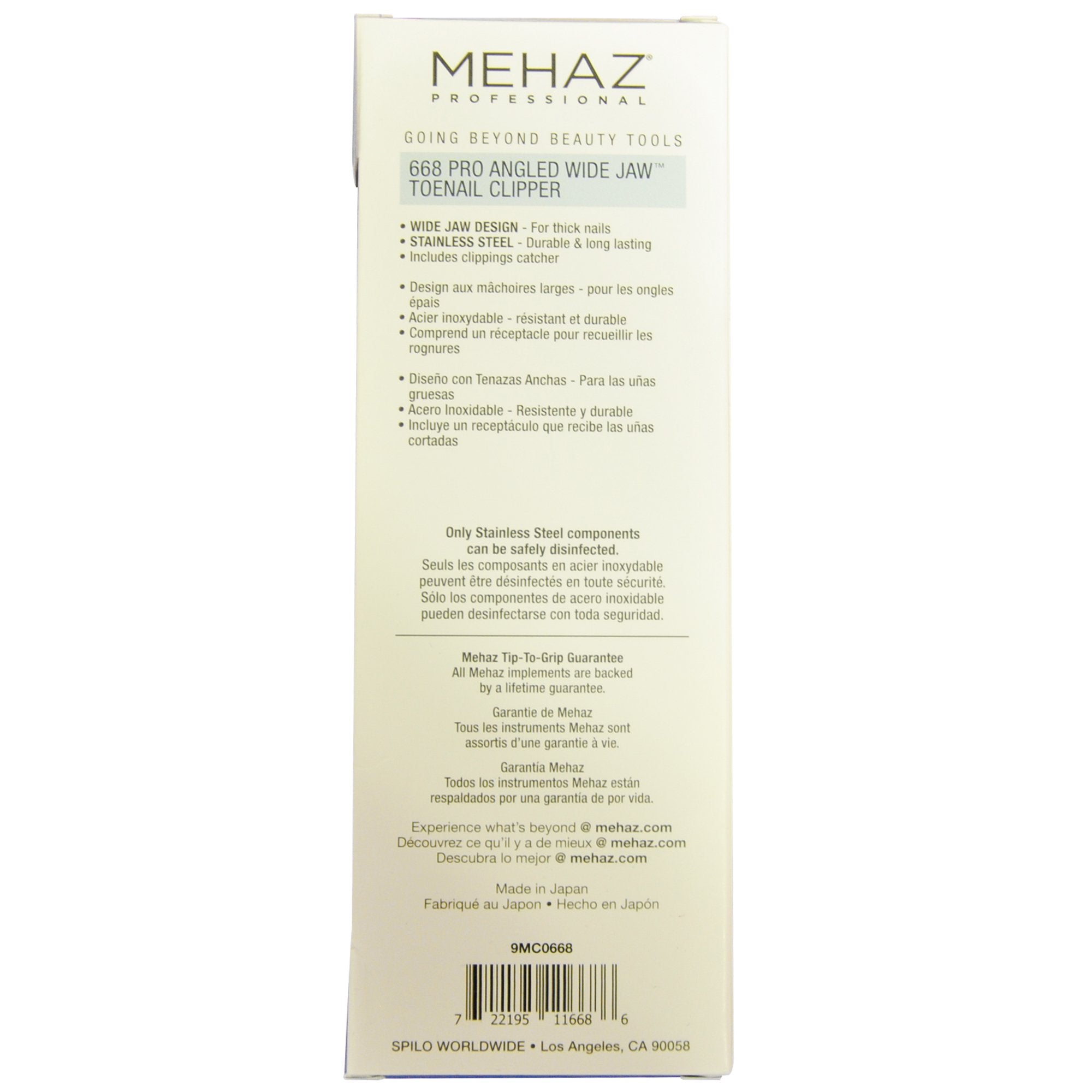 Mehaz 668 Pro ramasse-coupe integre: rangement pratique après coupe.