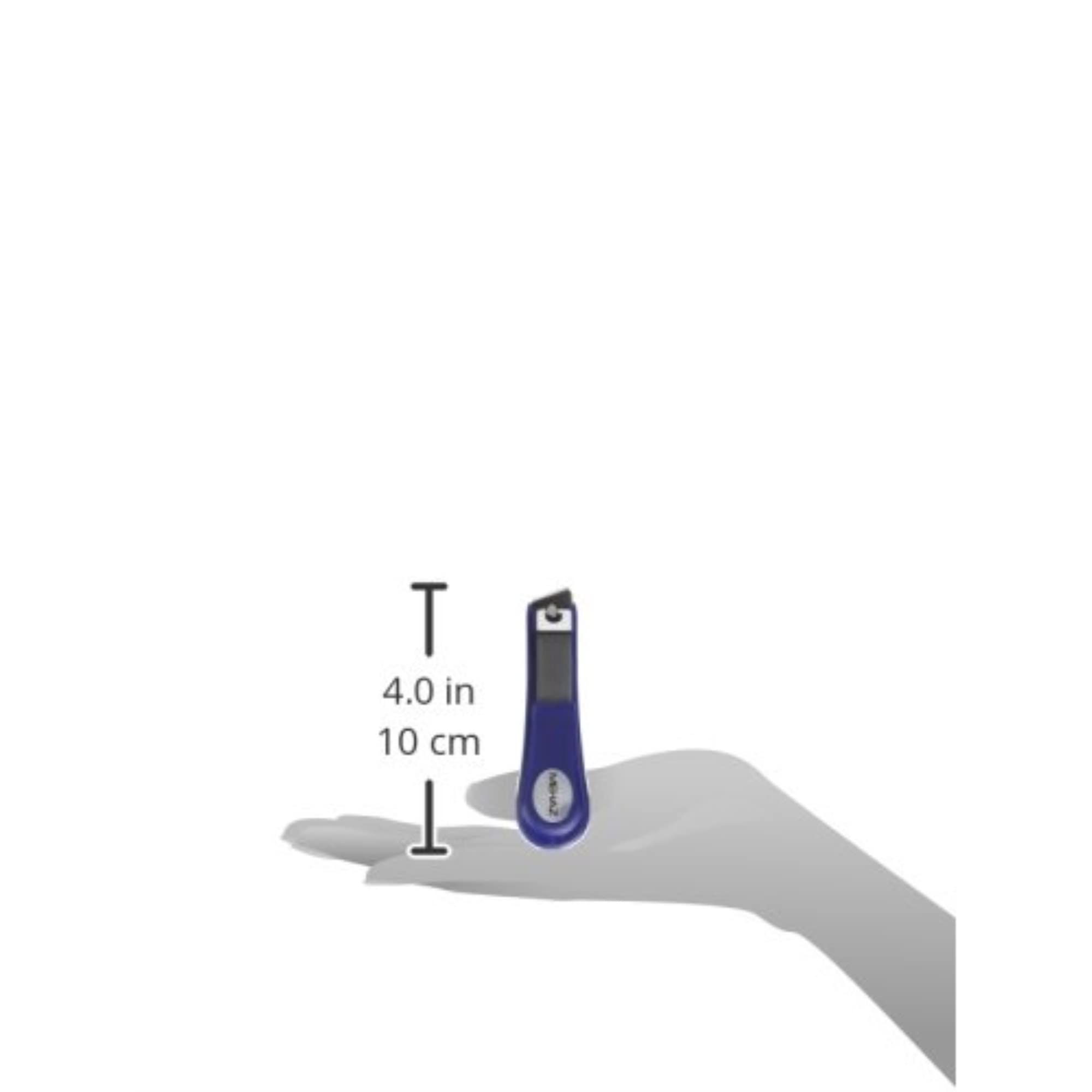 Mehaz coupe-ongles poignee-ergonomique, offre une prise stable pour des soins sûrs.