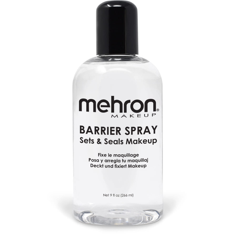 Mehron Barrier Spray – flacon: protège le maquillage toute la journée et résiste au transfert.