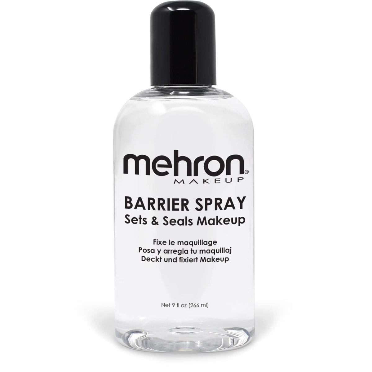 Mehron Barrier Spray – flacon: protège le maquillage toute la journée et résiste au transfert.