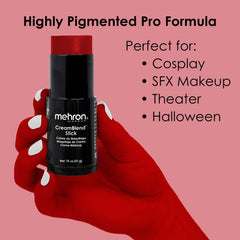 Mehron CreamBlend Stick, pigmentation intense pour des traits marquants.