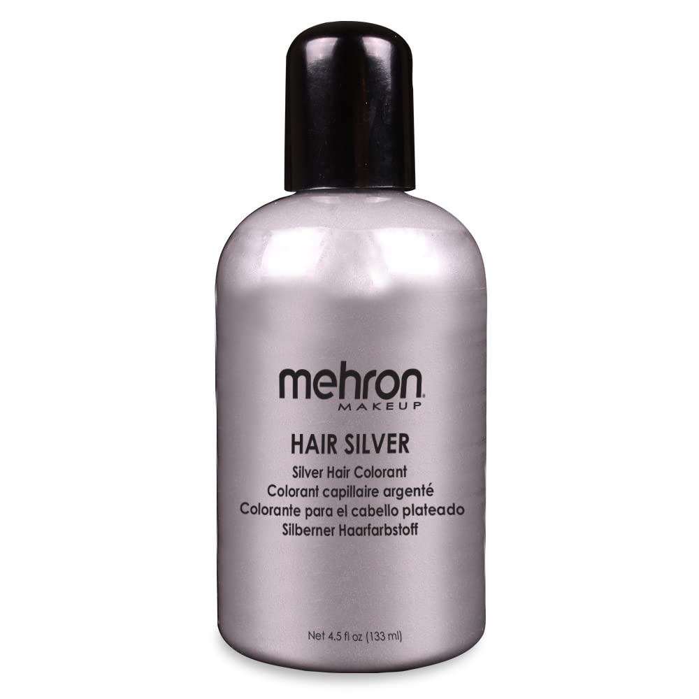 Mehron Hair White – bouteille liquide prête pour le théâtre et une couleur temporaire.