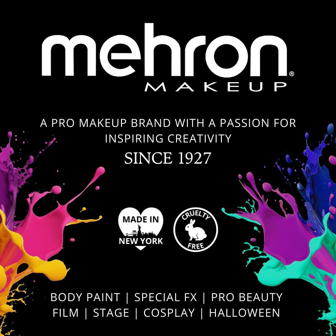 Mehron Hair White – teinte temporaire qui se lave facilement.