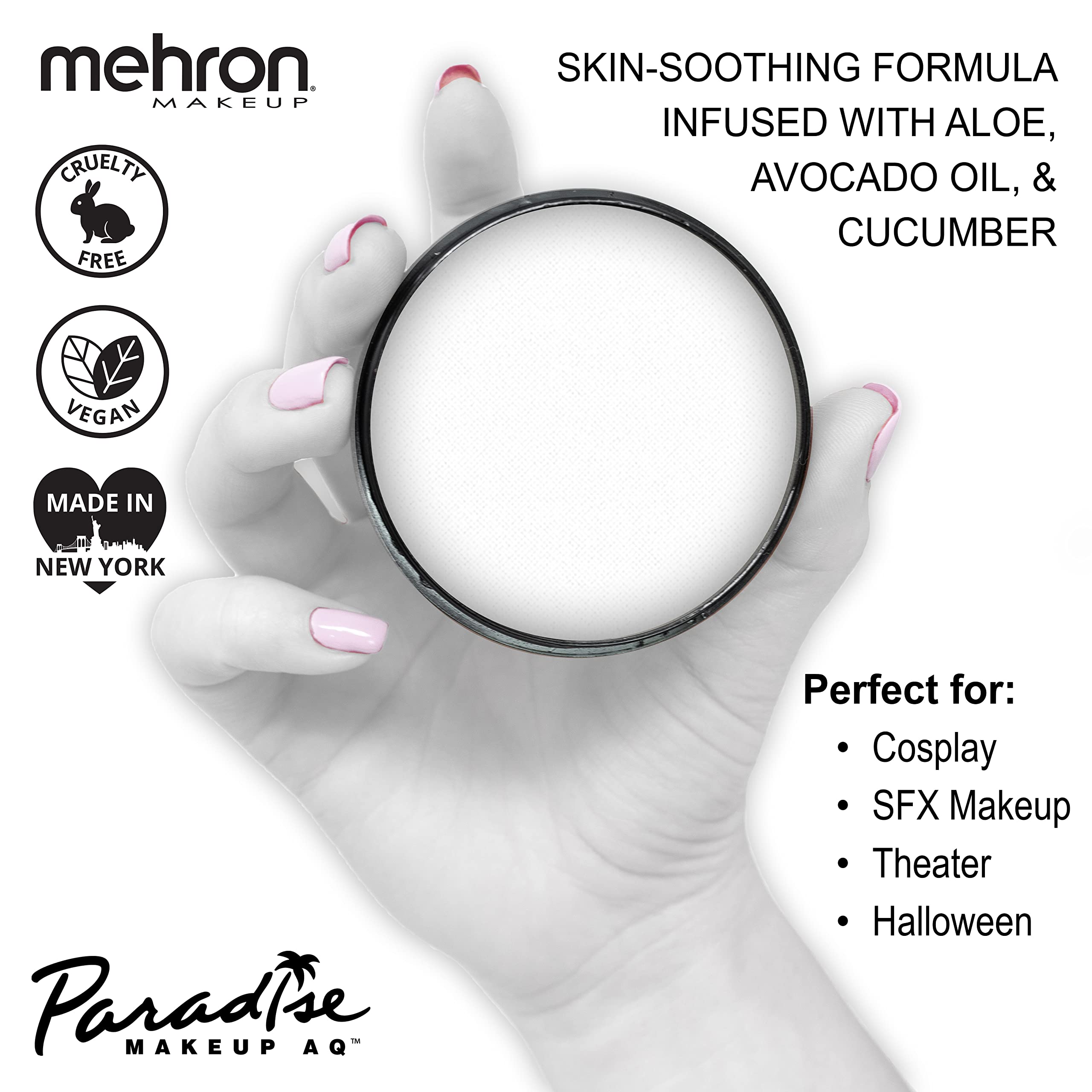 Mehron Paradise Makeup AQ Pro – échantillons de couleurs mates pour nuanciers précis