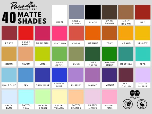 Mehron Paradise Makeup AQ Pro Size soin peau aloé et avocat