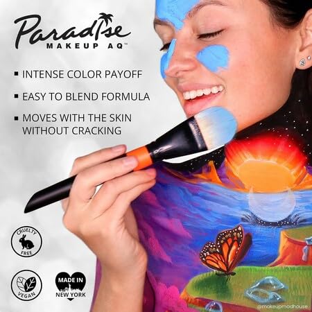 Mehron Paradise Makeup AQ Pro Size utilisation sur scène et pour le film