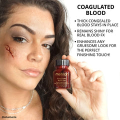 Mehron SANG COAGULÉ GEL : maintien de la forme pour plaies épaisses.