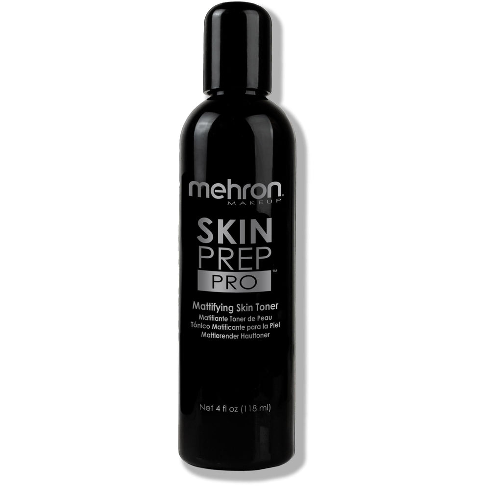 Bouteille Mehron Skin Prep Pro prête à être utilisée pour un maquillage durable