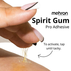 Mehron Spirit Gum, fini mat pour un rendu naturel des prothèses