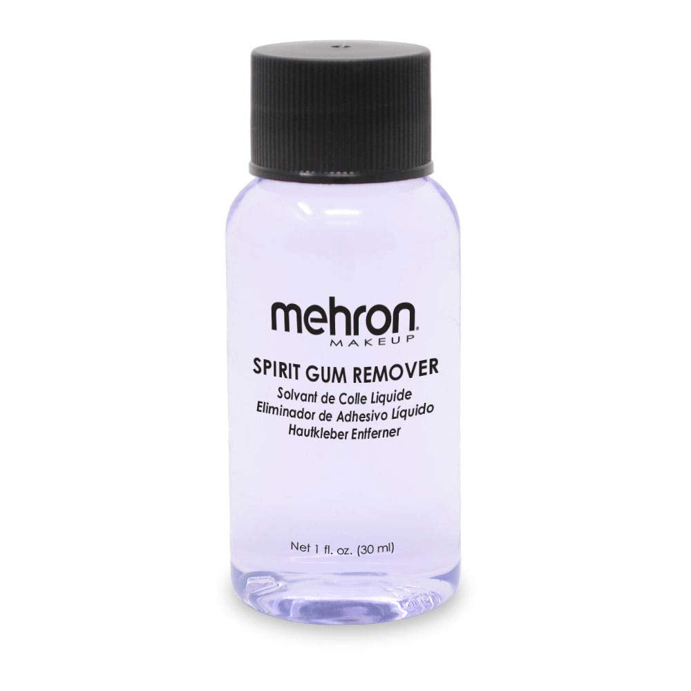 Mehron Spirit Gum Remover, flacon prêt à l’emploi, dissolution efficace de l’adhesif SFX