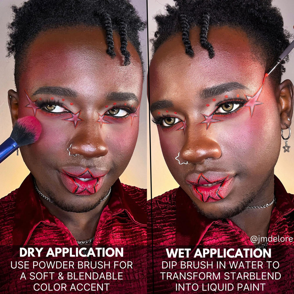Mehron StarBlend Cake – sceller avec Barrier Spray pour une tenue renforcée.