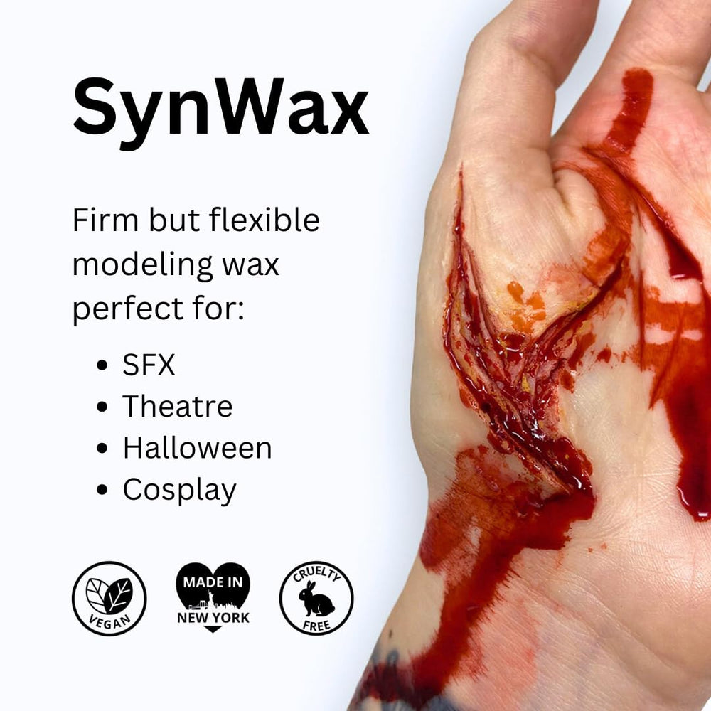 Mehron SynWax, prothese-oreille: prothèse personnalisable pour effets spéciaux.