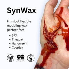 Mehron SynWax, prothese-oreille: prothèse personnalisable pour effets spéciaux.