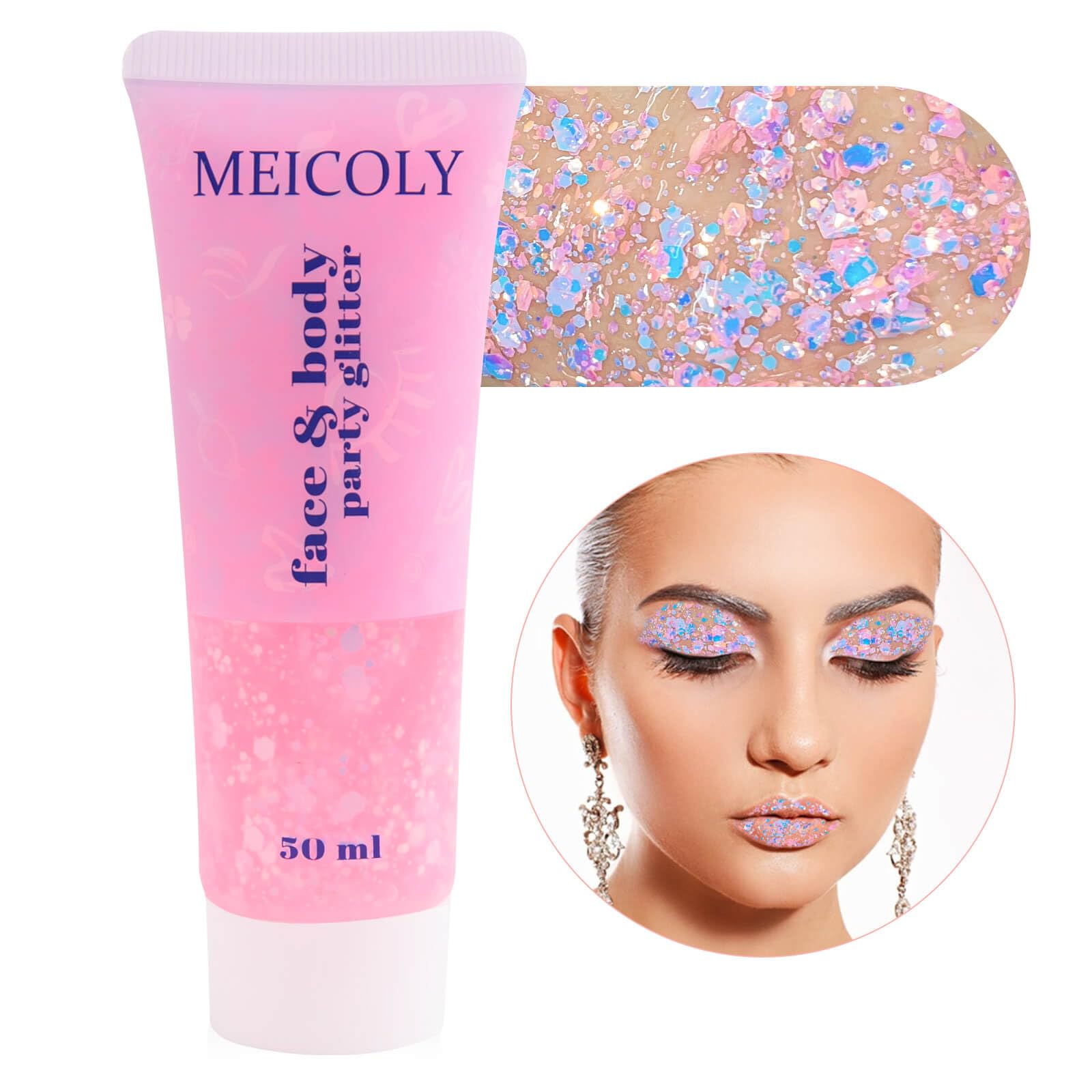 MEICOLY Chameleon Rose Bébé – gel adhésif pratique en tube pour doser