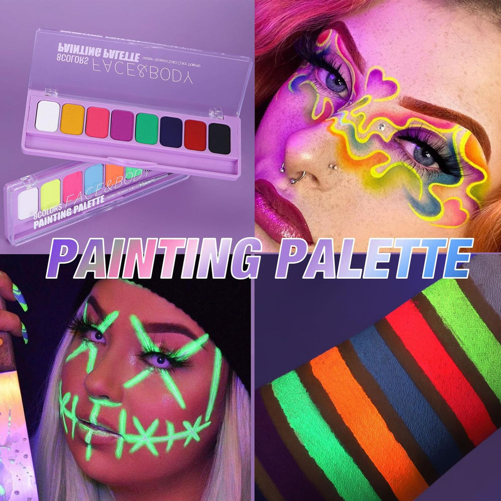MEICOLY pack01 palette activeeau démonstration des teintes lumineuses.