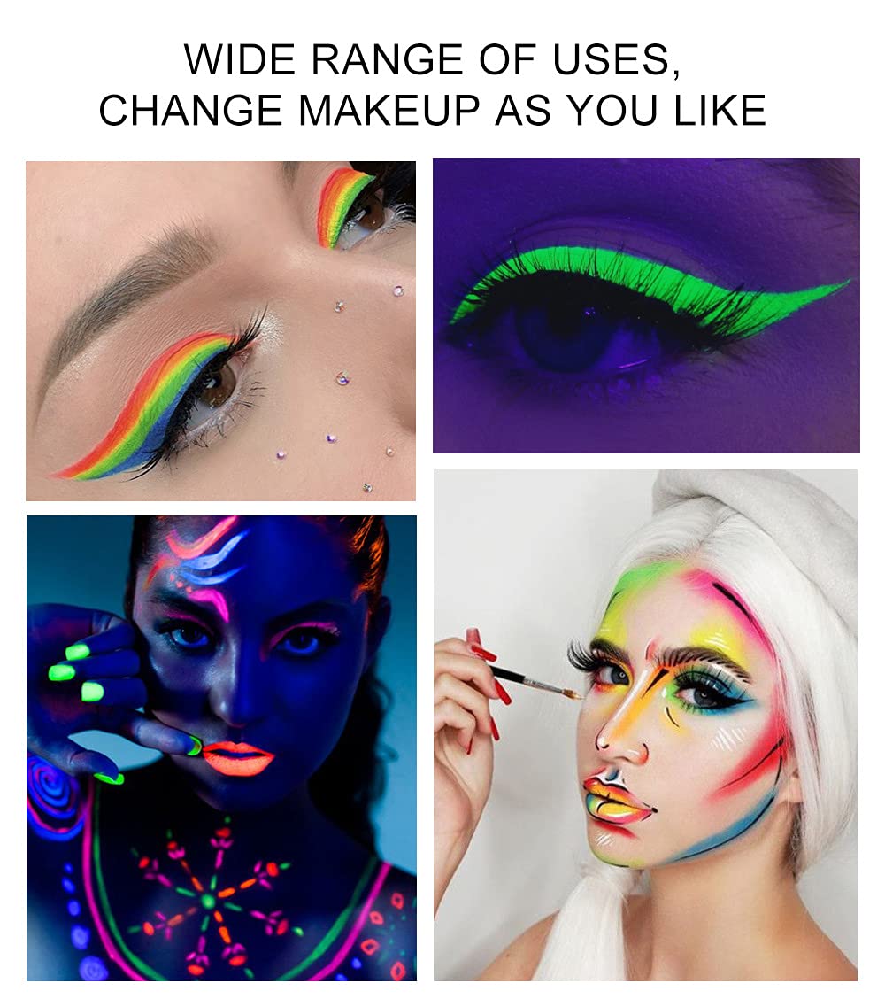 MEICOLY utilisation fête: idées maquillage fun et coloré.