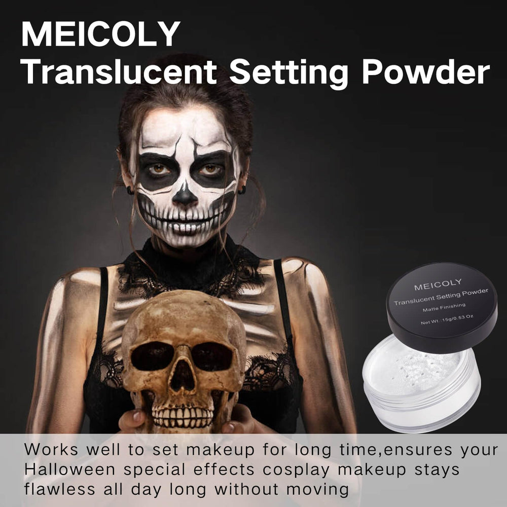 Poudre MEICOLY sans talc et sans parfum pour une utilisation sûre