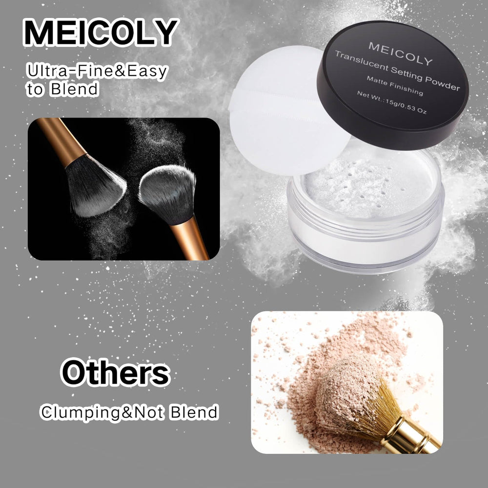 Poudre MEICOLY sans talc adaptée à tous les types de peau