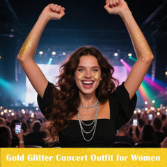 MEICOLY Glitter Corps Or: brillance longue tenue sur la peau.