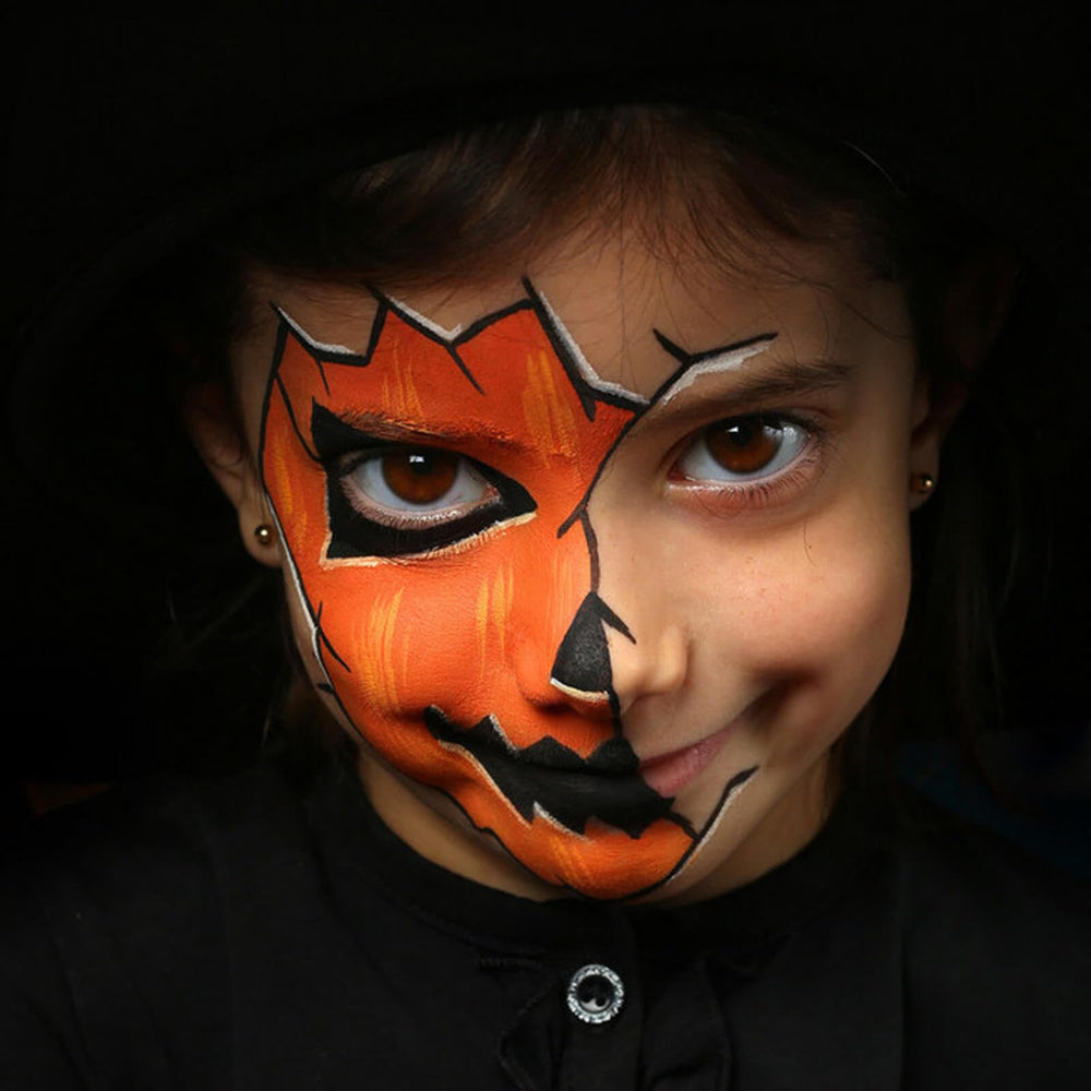 MEICOLY teint-orange-visage-corps résistant à l'eau pour looks durables.