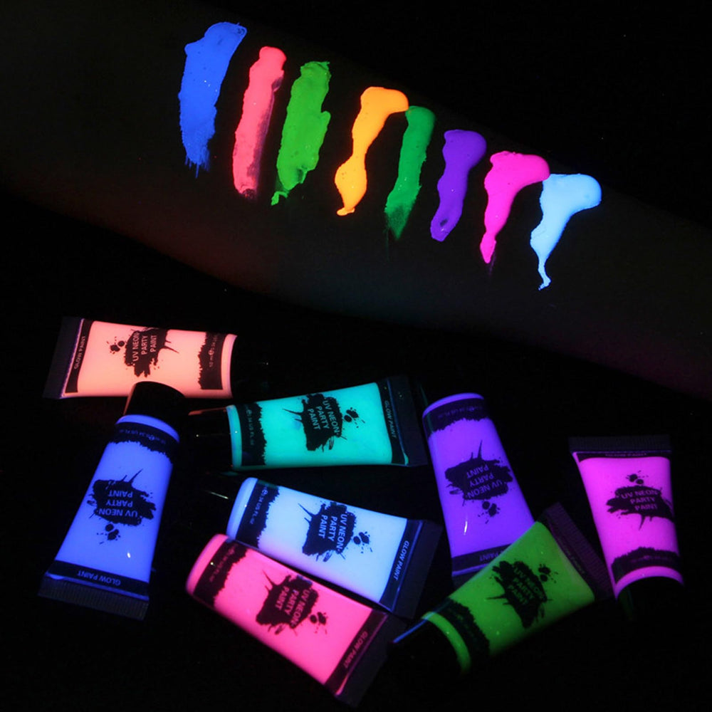 Meicoly Peintures fluorescentes: formule hypoallergénique et sûre.