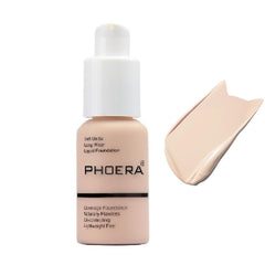 Meifen PHOERA Foundation flacon Porcelaine pour un teint uniforme et longue tenue.