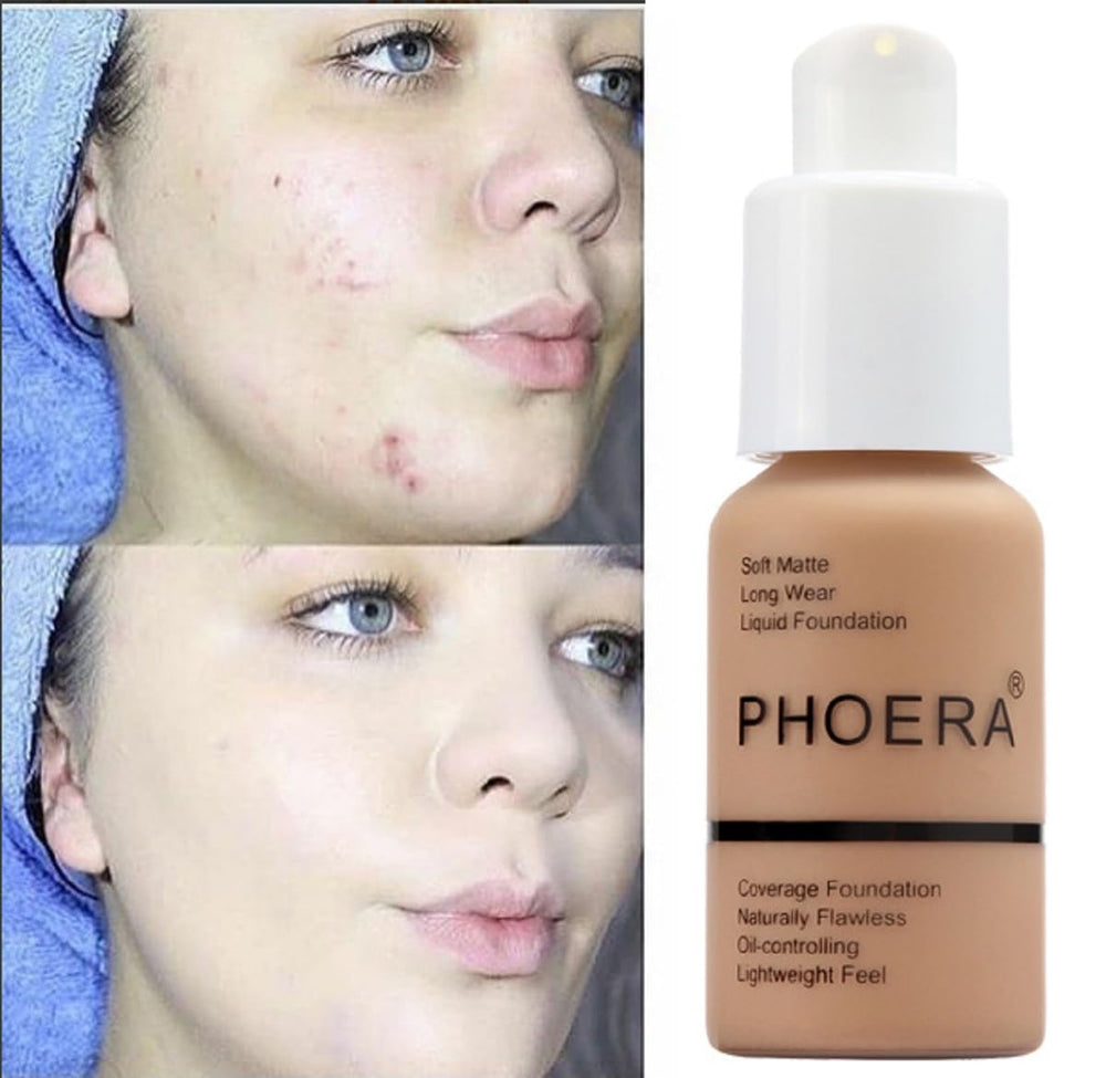 Meifen Porcelain foundation 24h coverage hints at even complexion throughout the day.