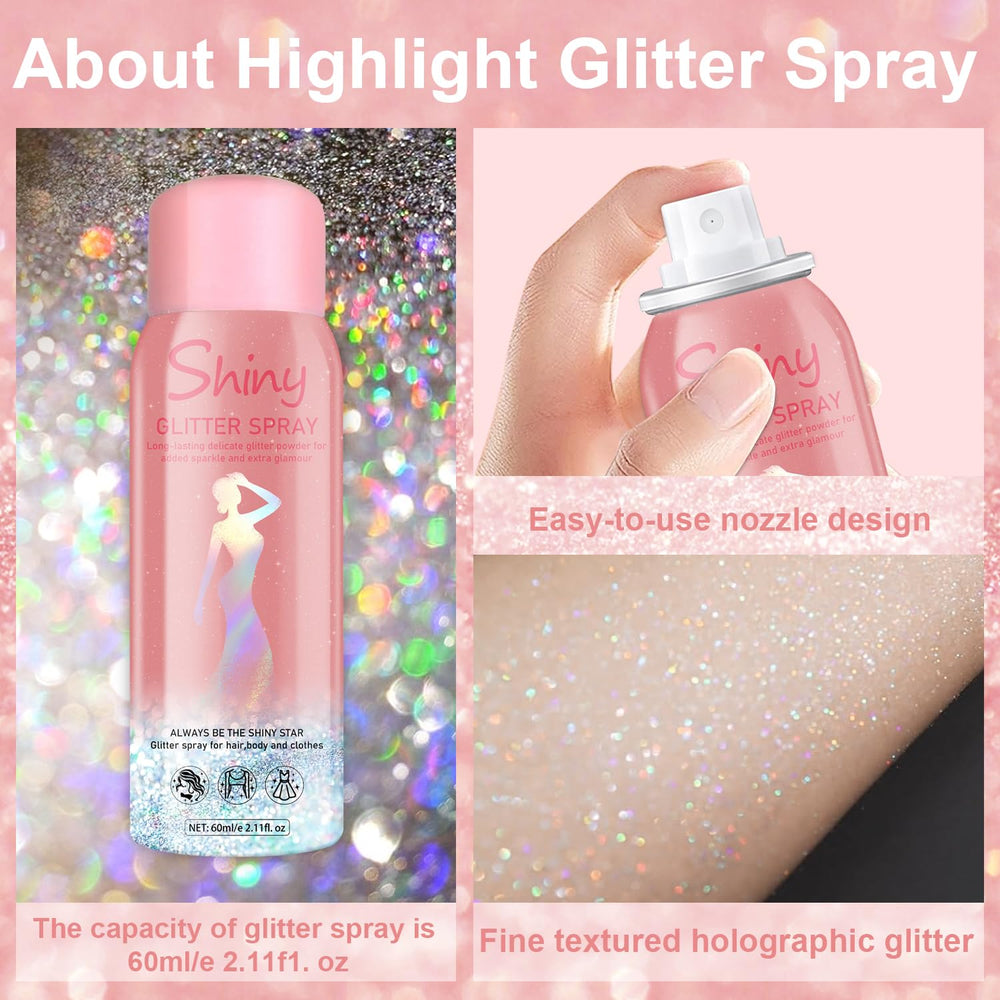 Meilury Pompe-paillettes: pulvérisation précise pour un look scintillant