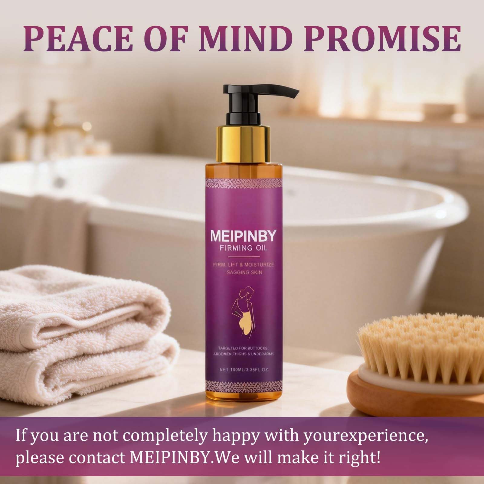 Meipinby Huile-Corps — cadeau idéal, packaging premium