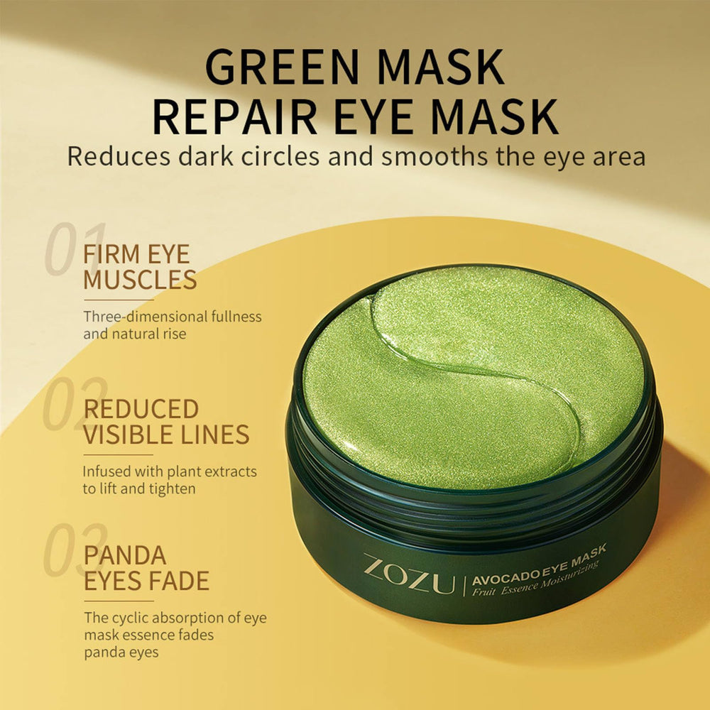 MeiPlumLai Masque Yeux Avocat Texture Hydratante: texture riche pour peau autour des yeux.