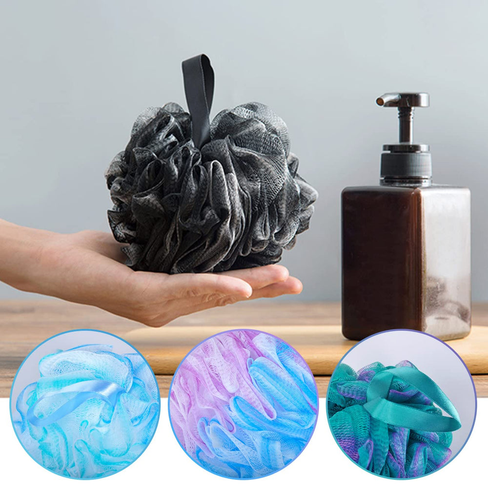 Éponge douche Meirrnyyu – entretien facile et lavage.