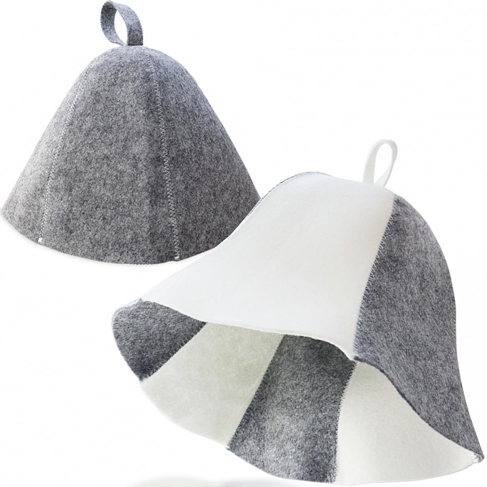 MEIYOUJU AM bonnet-sauna-laine-polie: confort thermique pendant la séance.