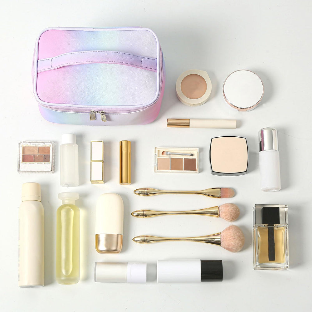 Meiyuuo sac maquillage grand, usage voyage facilité, tout accessoire beauté en un seul endroit.