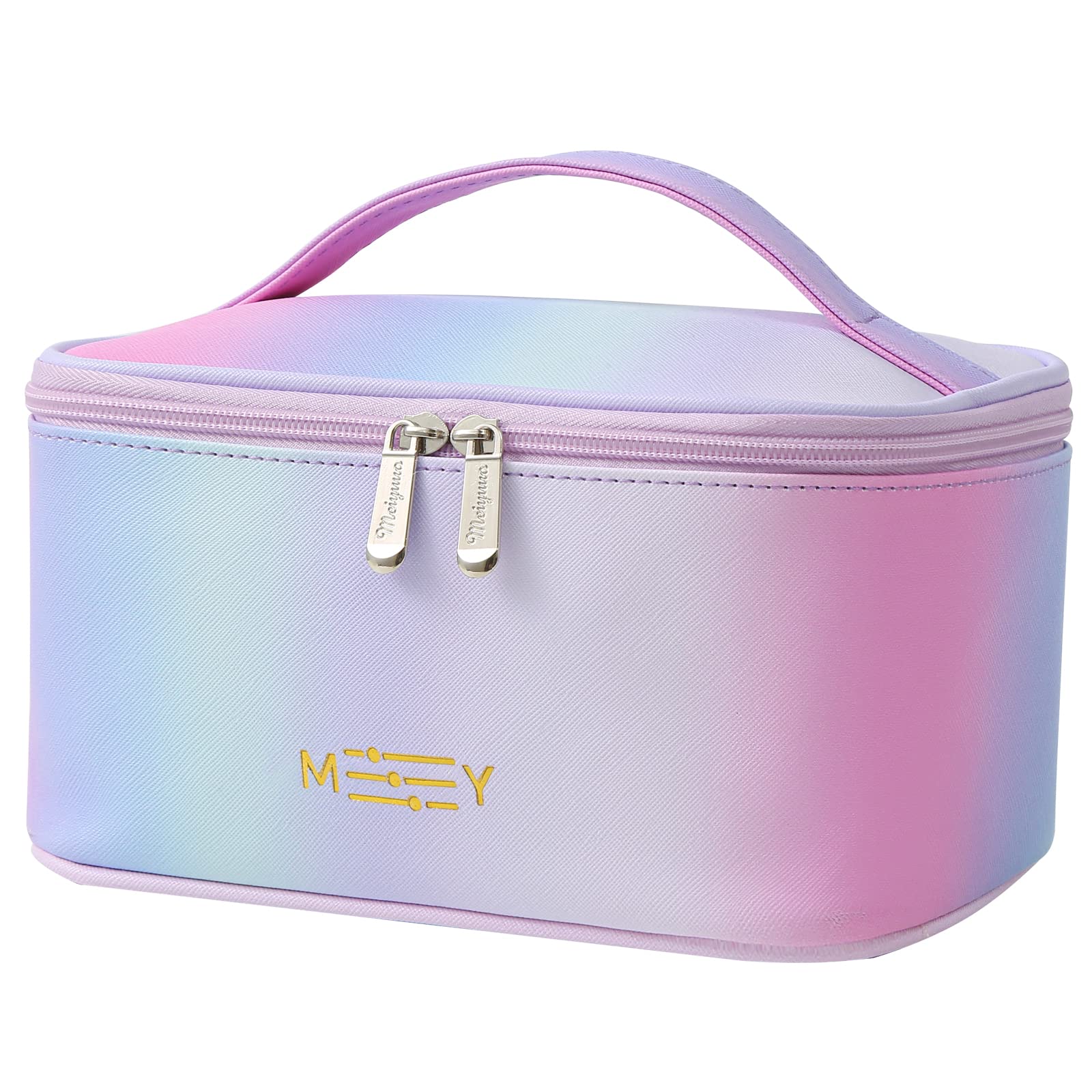 Meiyuuo sac maquillage grand, vue générale, idéal pour voyager et rester organisé.