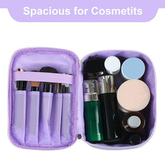 Meiyuuo sac maquillage lavande poche-dedans — fixation élastique pour pinceaux et petits outils