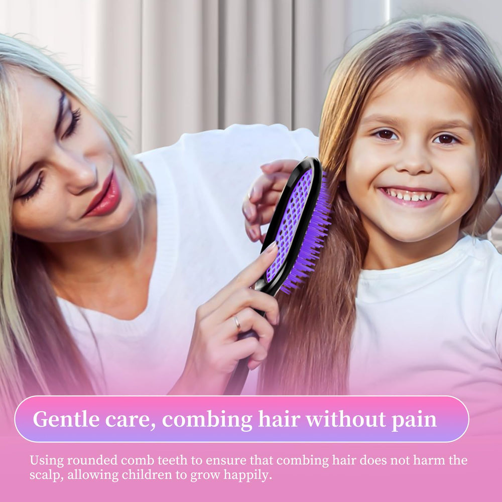 Mejglrc brosse démêlante pratique en voyage pour cheveux en déplacement