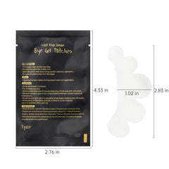 Patch hydrogel noir Mekupeu avec surface antidérapante pour pose stable.