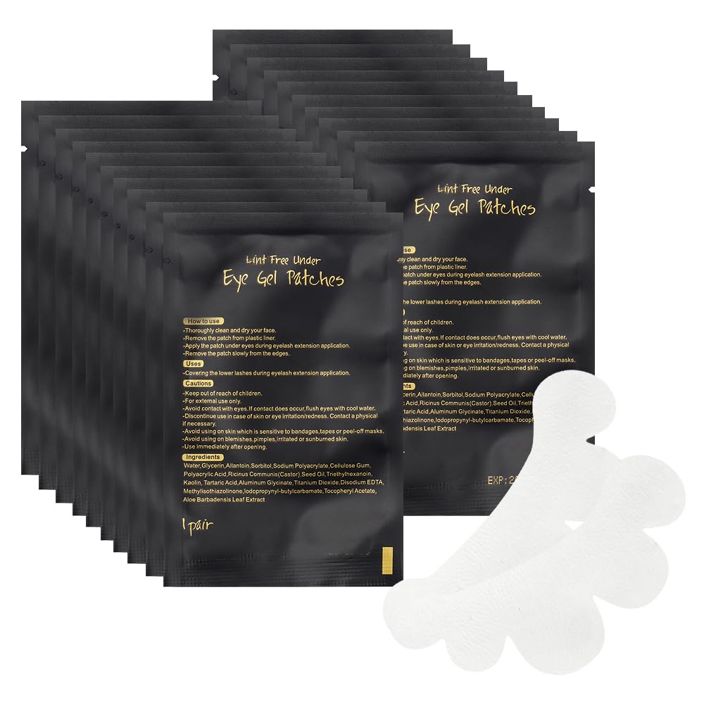 Patch hydrogel Mekupeu sous-œil nuage, fixation précise des extensions.