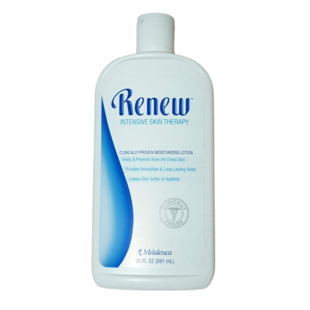 Melaleuca Renew – bouteille 20oz visible, hydratation durable pour peau sèche.