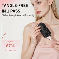 Brosse MELBANG paddle démêle facilement les cheveux fins sur cheveux mouillés ou secs