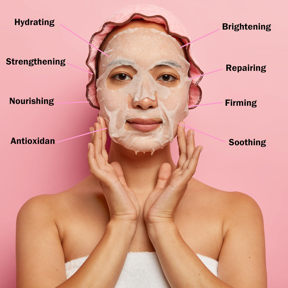 Meleell coffret 40 masques, cadeau spa idéal pour femmes et adolescentes.