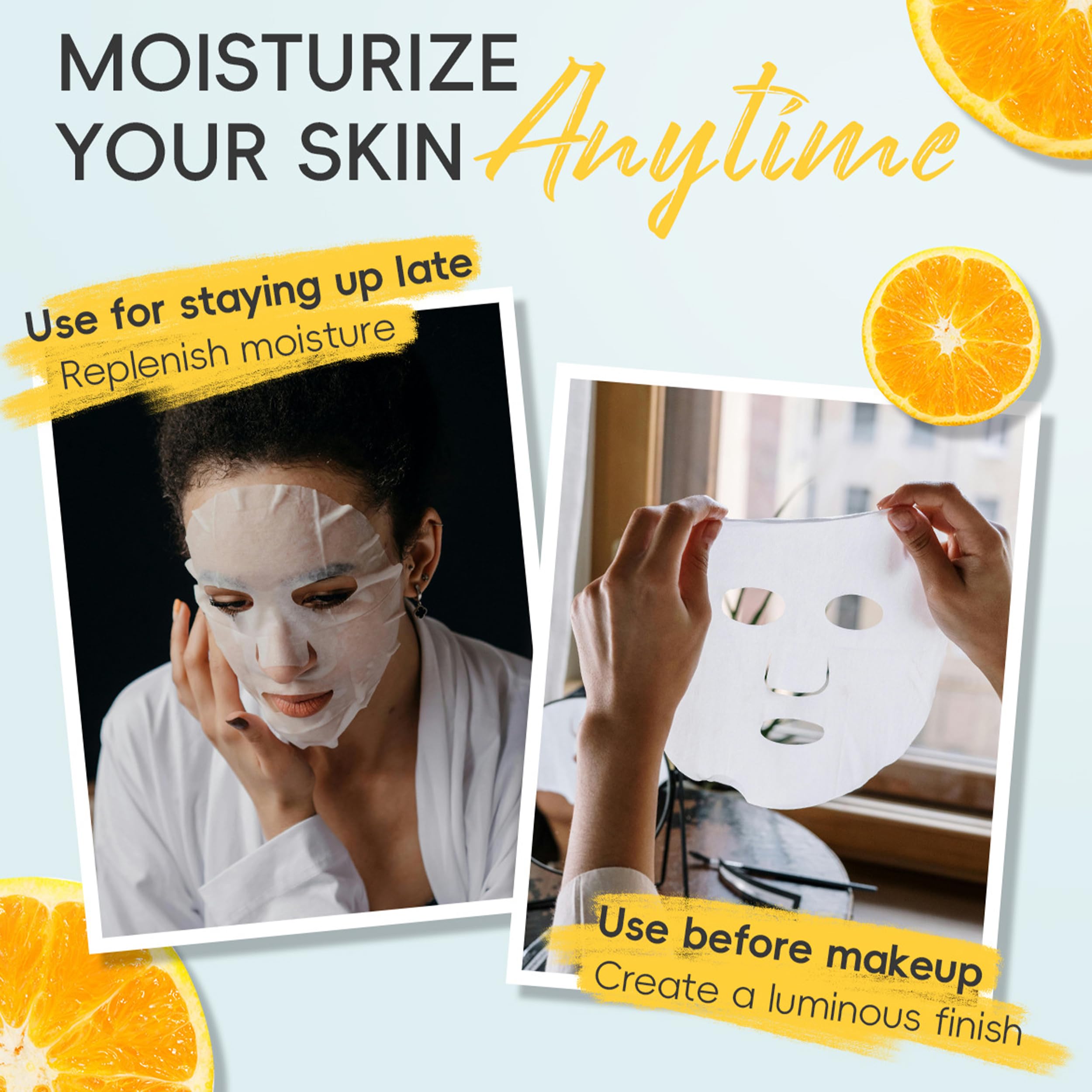 Masque Meleell parfum Aloe Vera, soin apaisant pour peau sensible.