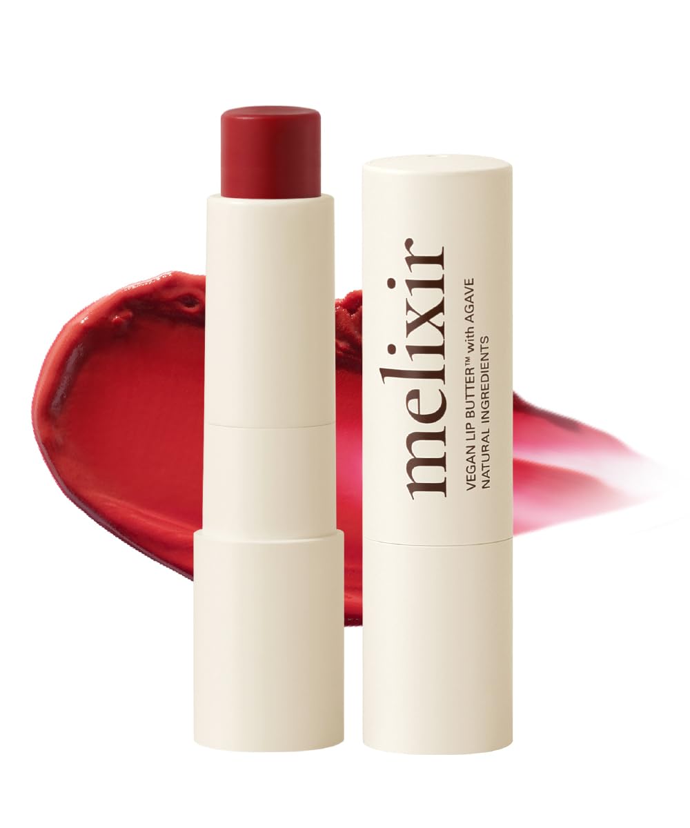 Melixir baume lèvres stick Rouge Velours pour une hydratation rapide et fini naturel.