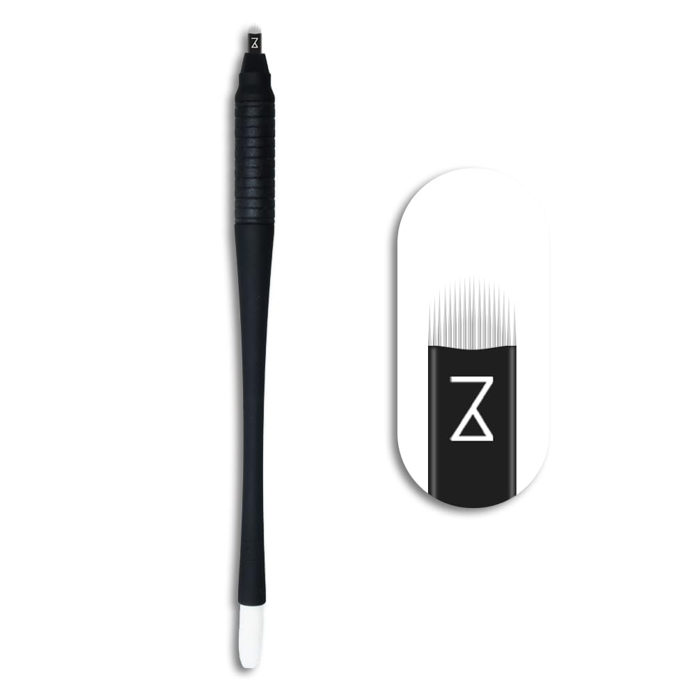 Stylo Mellies microblading sterilisé prêt pour usage professionnel sur peau réelle