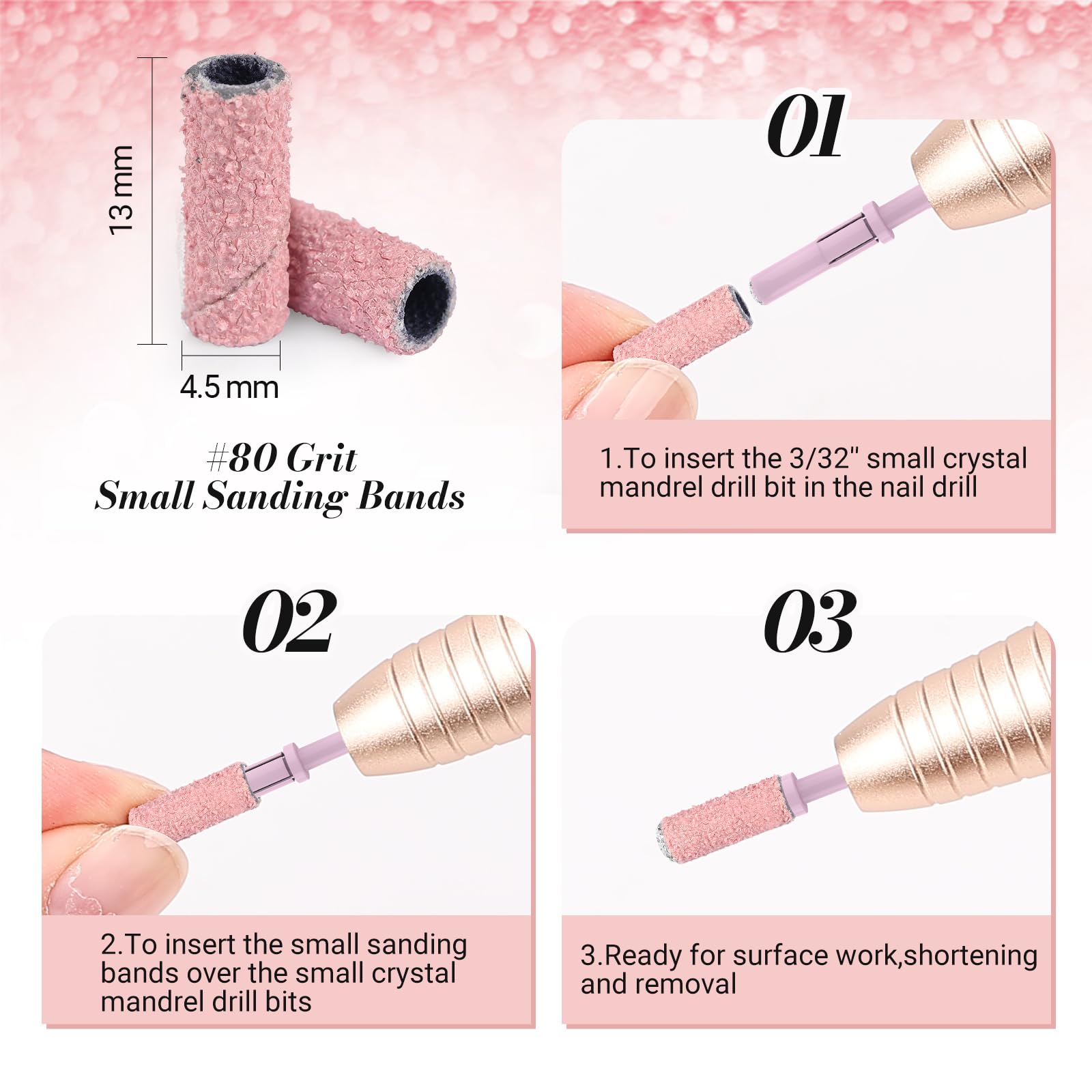MelodySusie bandes grain 240 pour brillance et polissage.