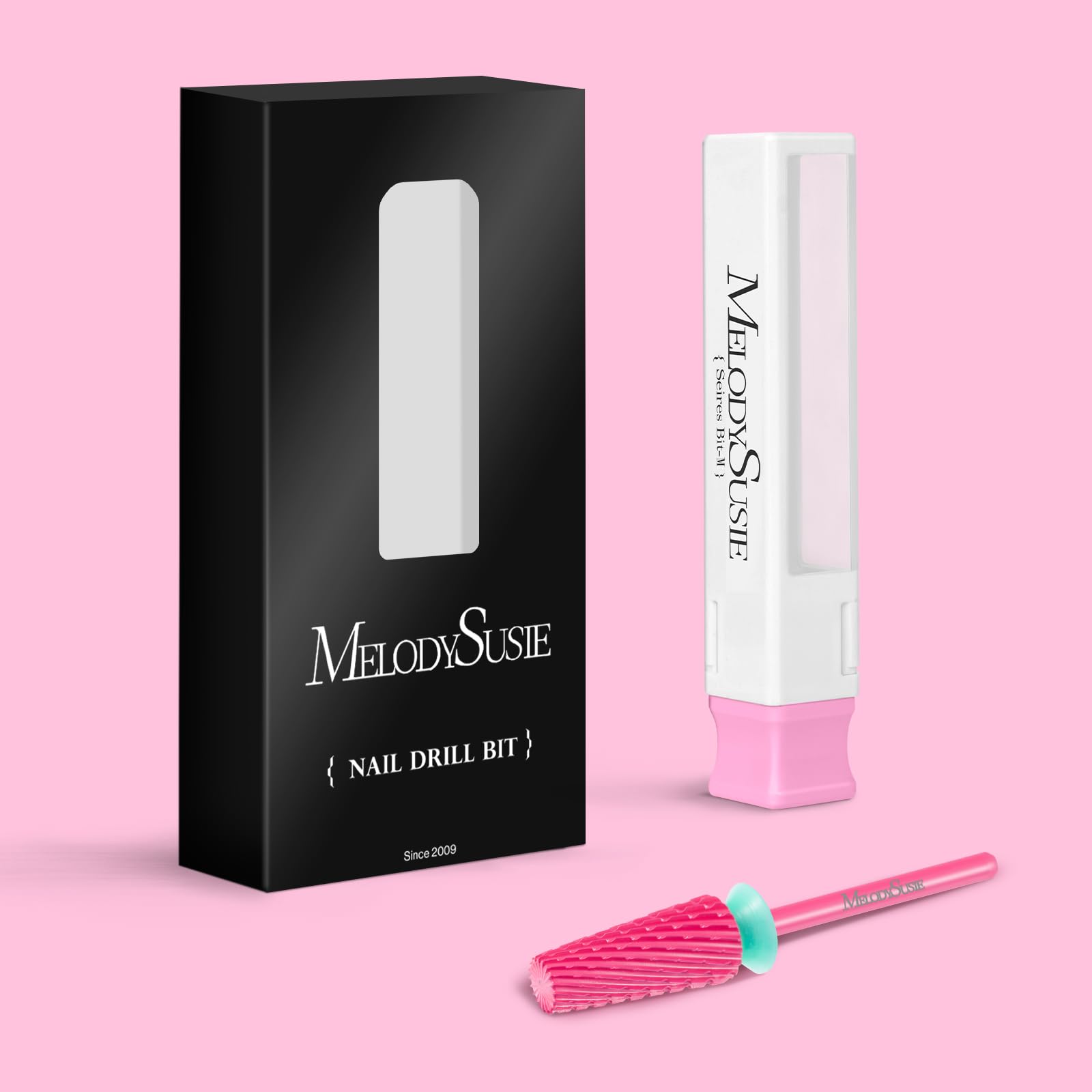 Emballage rose MelodySusie, accessoire ergonomique et facile à transporter.