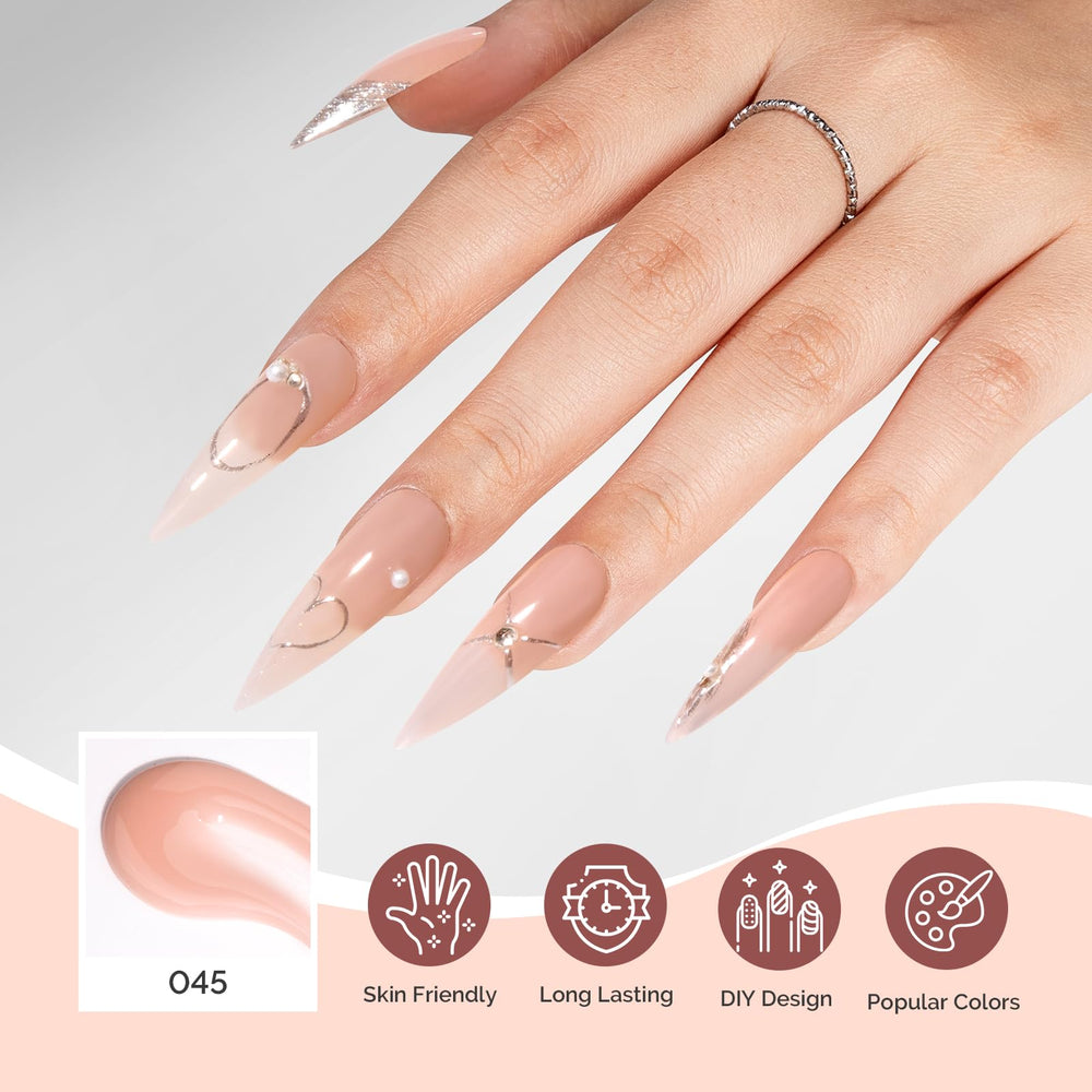 MelodySusie Gel Extension Ongles 60 g, renforcement et réparation efficaces.