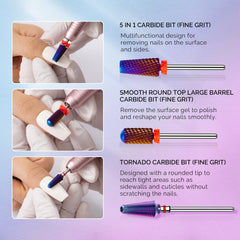 MelodySusie – mèche tornado droit, retrait gel ou acrylique avec moins de pression.