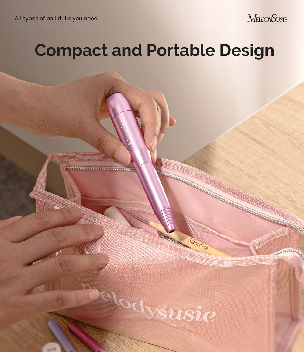 Ensemble d embouts métalliques MelodySusie pour meulage et polissage des ongles.